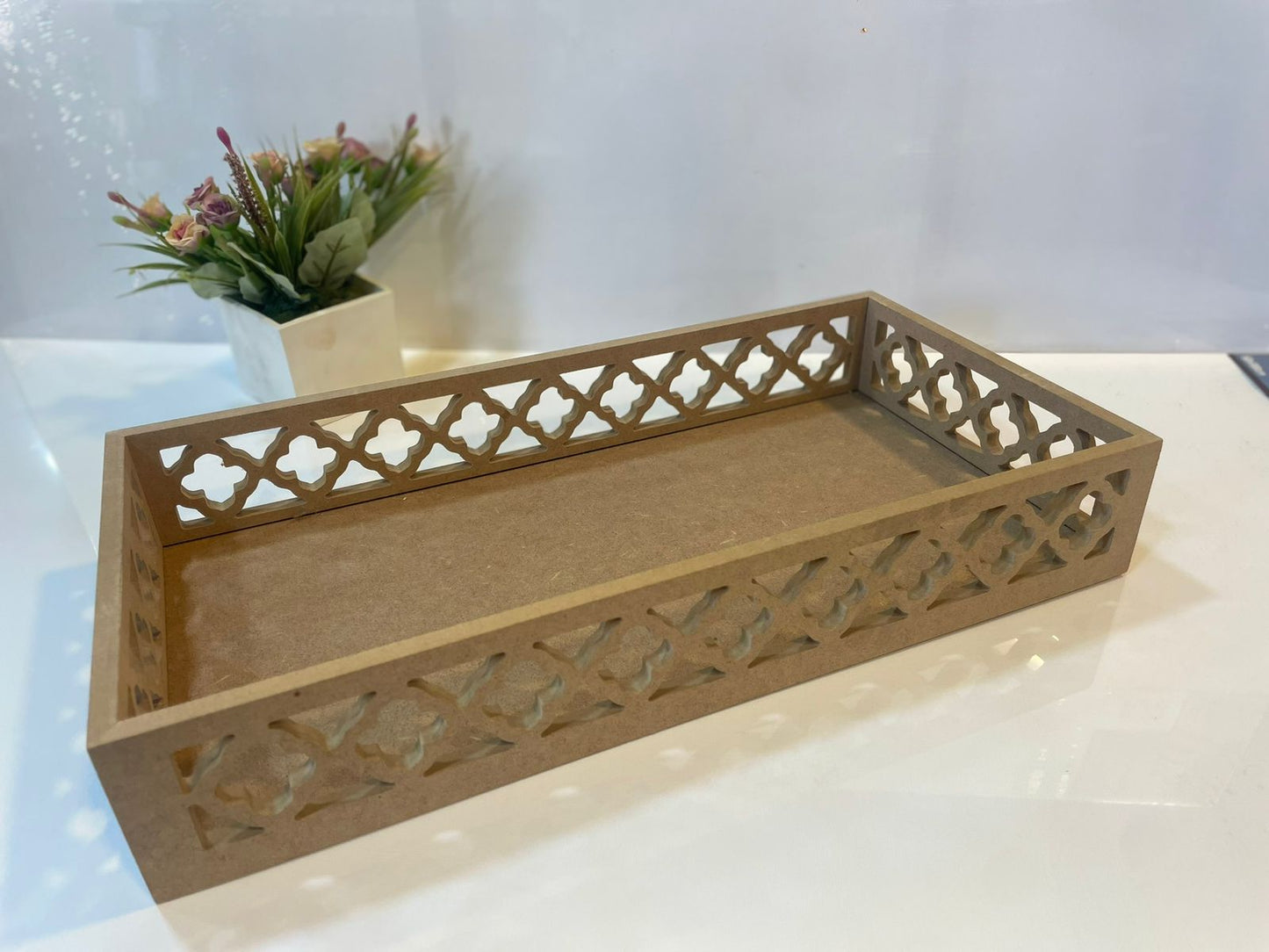 EMBROIDERED TRAY