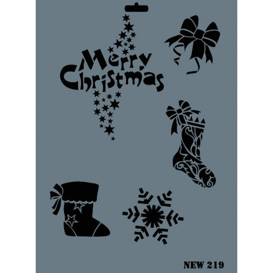 XL Christmas Stencil 219