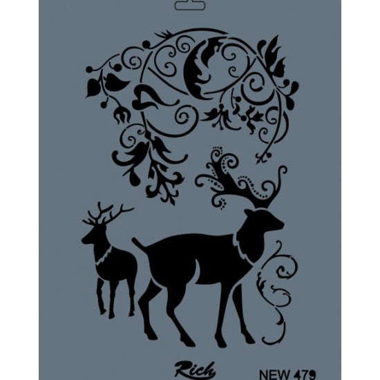 XL Christmas Stencil 479