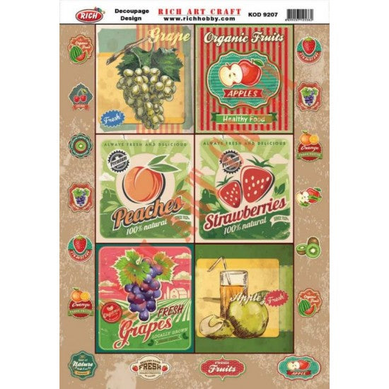 Classic Decoupage Paper - 9207