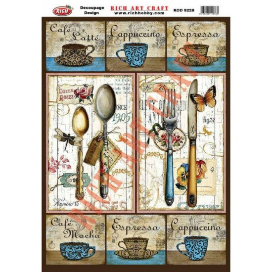 Classic Decoupage Paper - 9228