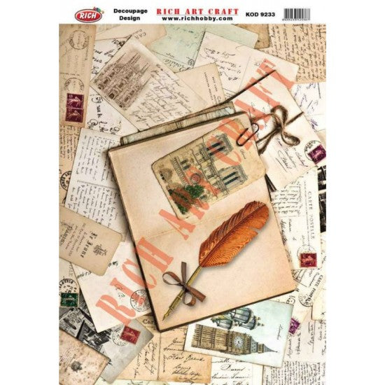 Classic Decoupage Paper - 9233