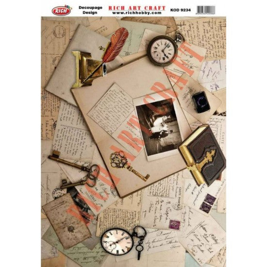 Classic Decoupage Paper - 9234