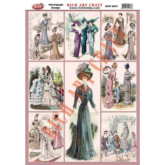 Classic Decoupage Paper - 9241
