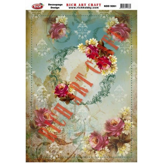 Classic Decoupage Paper - 9261