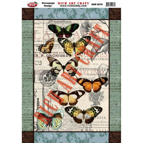 Classic Decoupage Paper - 9279