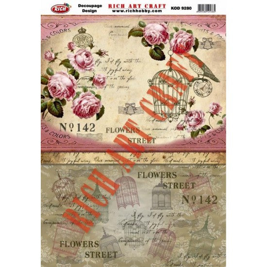 Classic Decoupage Paper - 9280