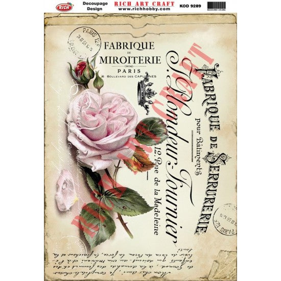 Classic Decoupage Paper - 9289