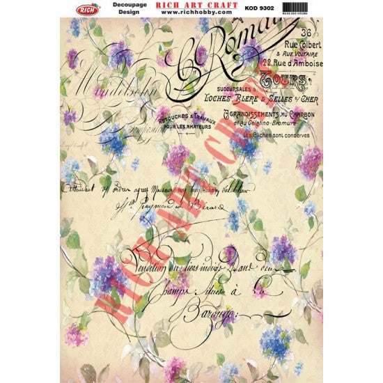 Classic Decoupage Paper - 9302