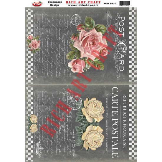 Classic Decoupage Paper - 9307
