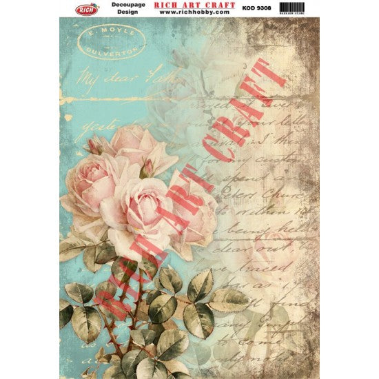 Classic Decoupage Paper - 9308