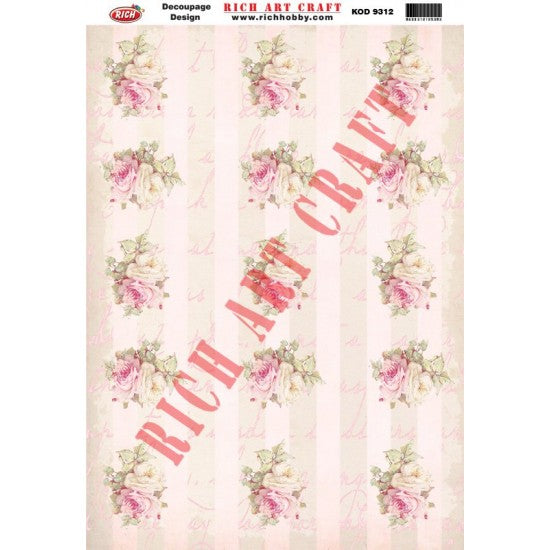 Classic Decoupage Paper - 9312