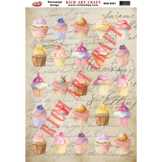 Classic Decoupage Paper - 9321