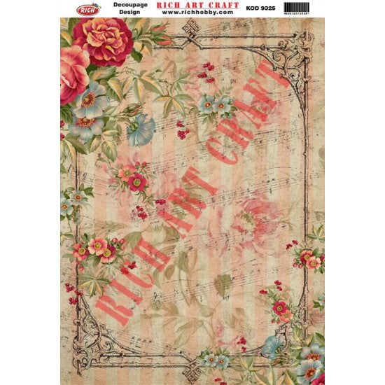 Classic Decoupage Paper - 9325