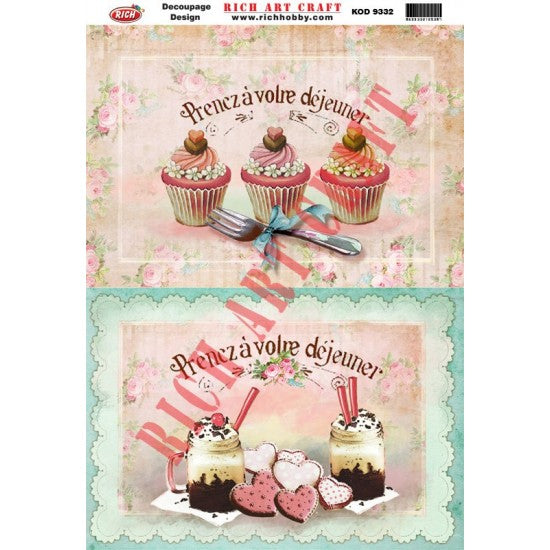Classic Decoupage Paper - 9332