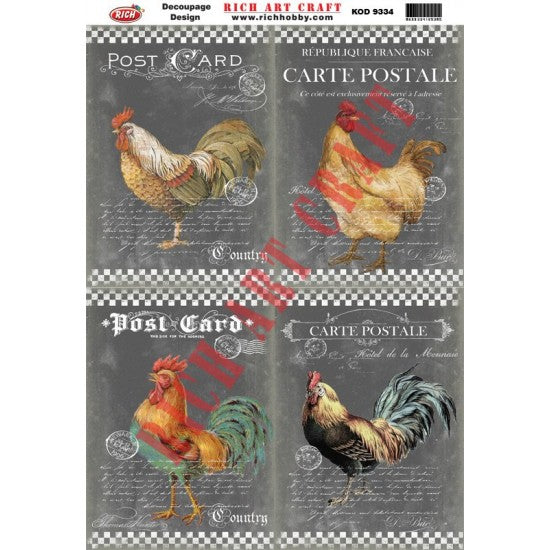 Classic Decoupage Paper - 9334