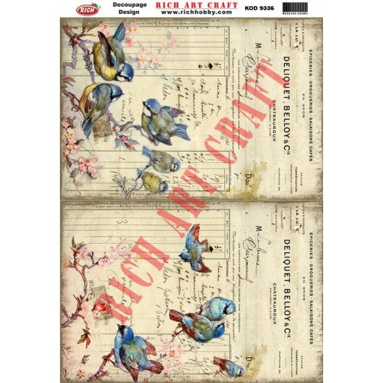 Classic Decoupage Paper - 9336