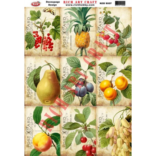Classic Decoupage Paper - 9337