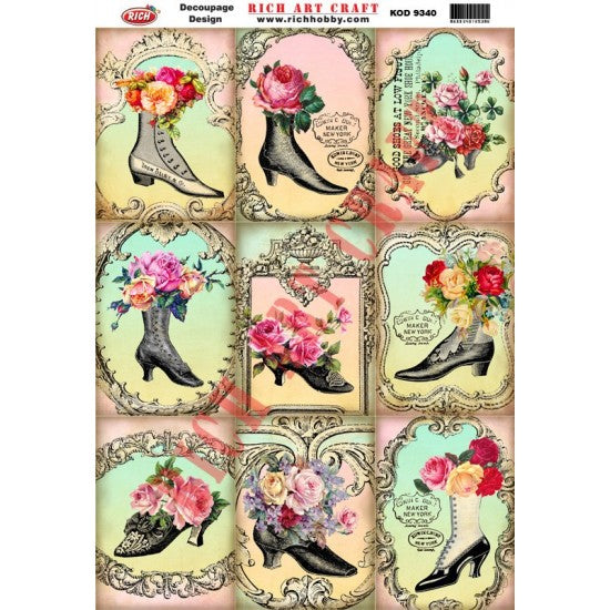 Classic Decoupage Paper - 9340