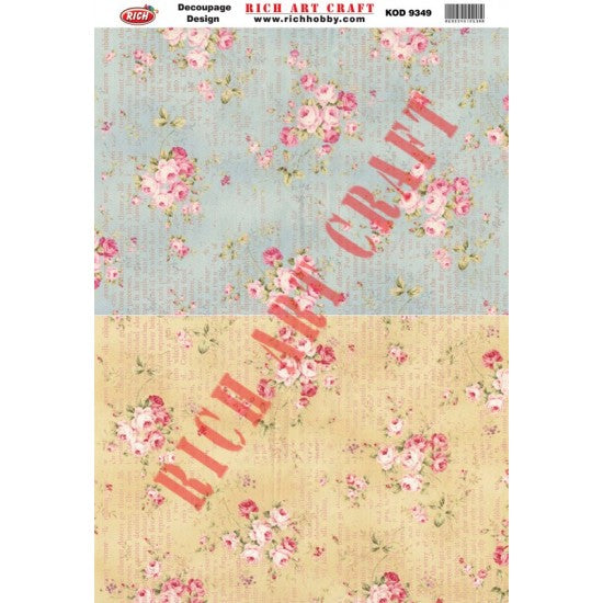 Classic Decoupage Paper - 9349