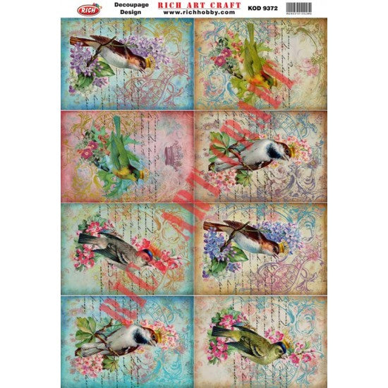 Classic Decoupage Paper - 9372
