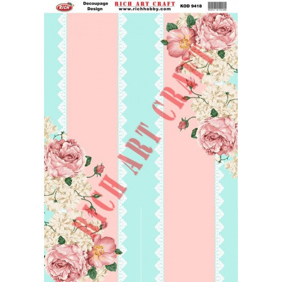 Classic Decoupage Paper - 9418