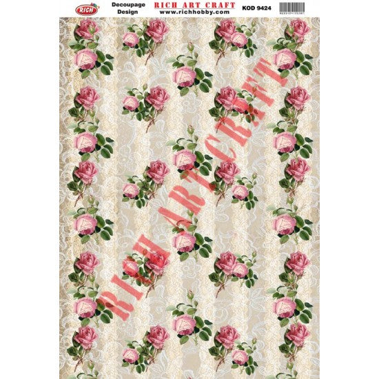 Classic Decoupage Paper - 9424