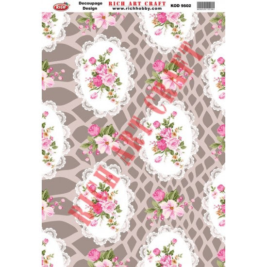 Classic Decoupage Paper - 9502