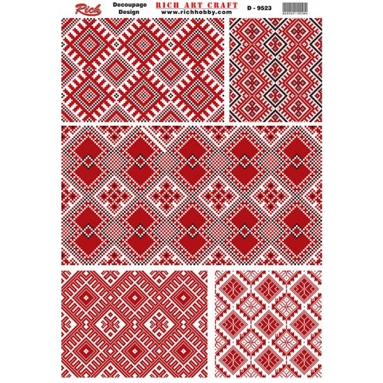 Classic Decoupage Paper - 9523