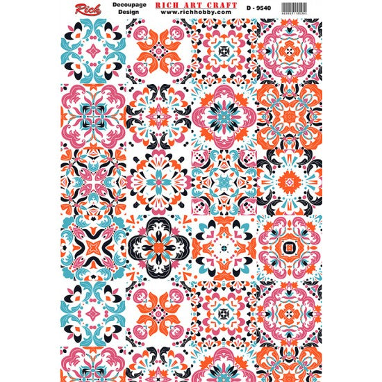 Classic Decoupage Paper - 9540