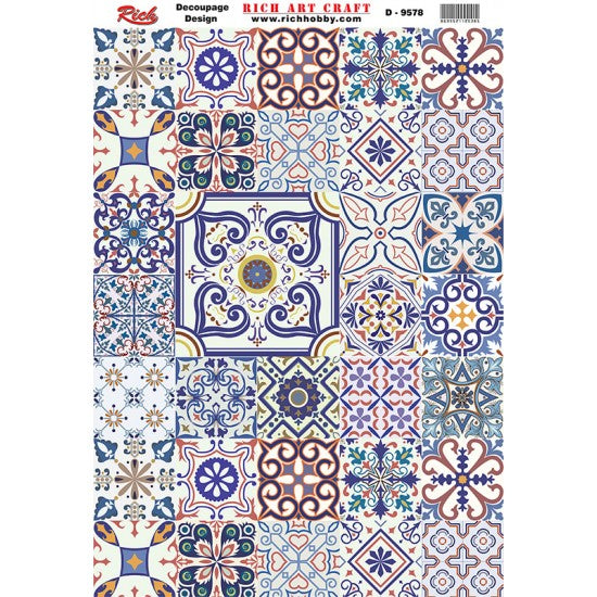Classic Decoupage Paper - 9578