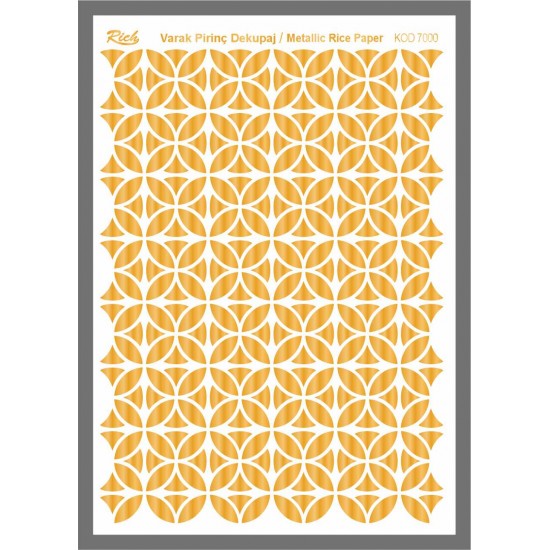 Metallic Rice Paper 72000