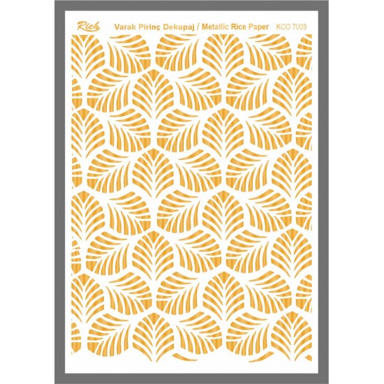 Metallic Rice Paper 72003