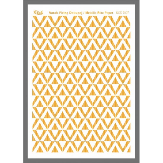 Metallic Rice Paper 72007