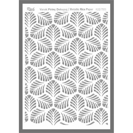 Metallic Rice Paper 73003