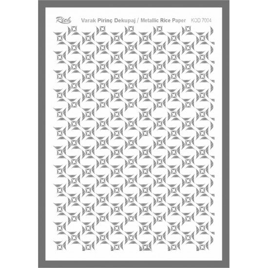 Metallic Rice Paper 73004