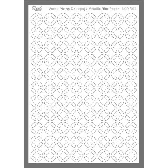Metallic Rice Paper 73014