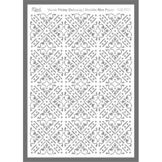 Metallic Rice Paper 73015