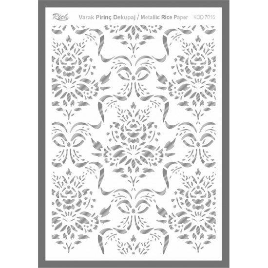 Metallic Rice Paper 73016