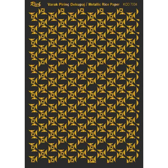 Metallic Rice Paper 70004