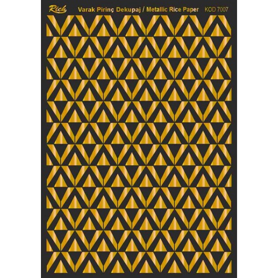 Metallic Rice Paper 70007