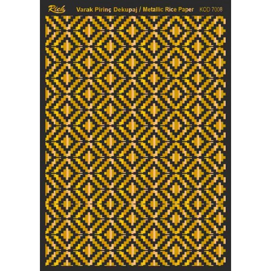 Metallic Rice Paper 70008