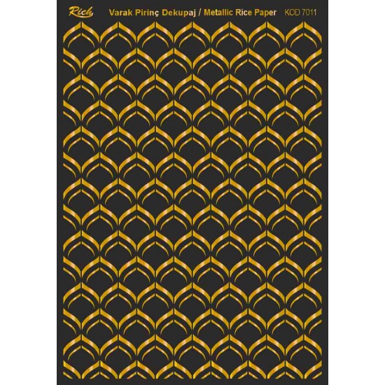 Metallic Rice Paper 70011