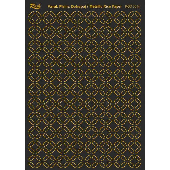 Metallic Rice Paper 70014