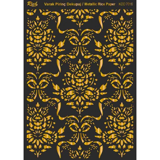 Metallic Rice Paper 70016