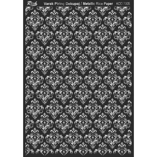 Metallic Rice Paper 71005