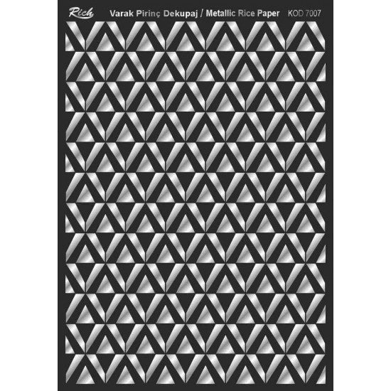 Metallic Rice Paper 71007