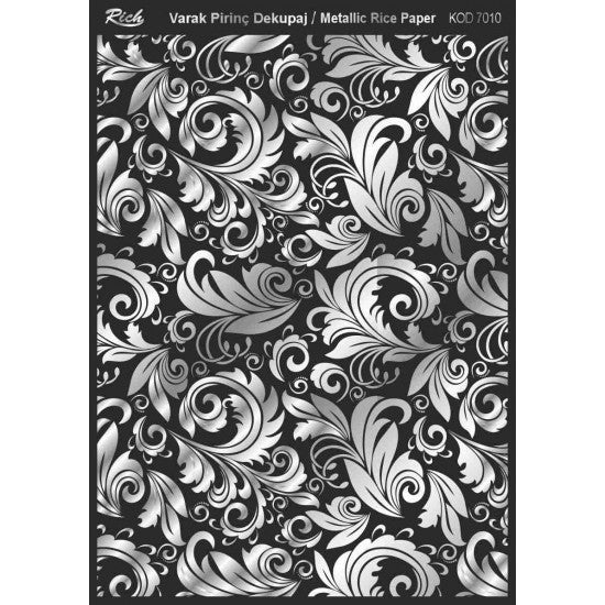 Metallic Rice Paper 71010