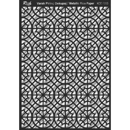 Metallic Rice Paper 71013