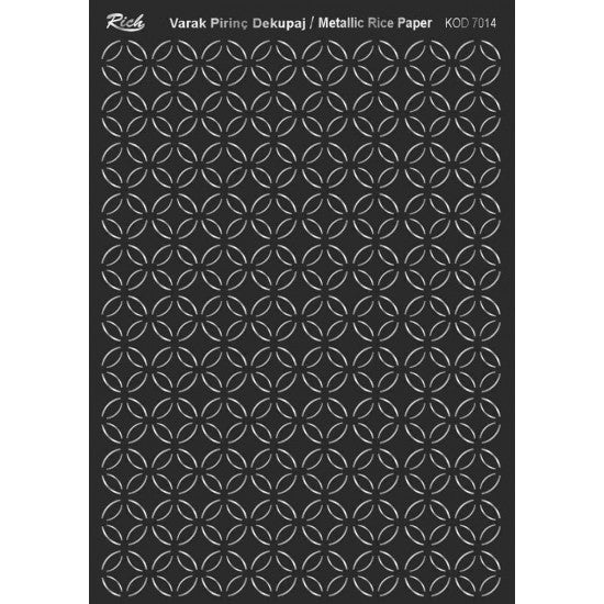 Metallic Rice Paper 71014